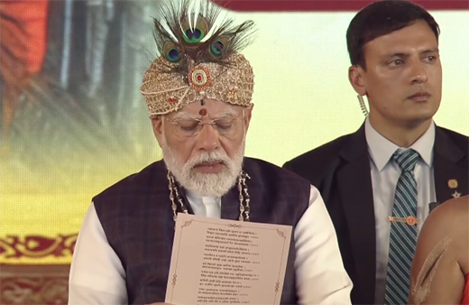 PM Modi-at Udupi Temple